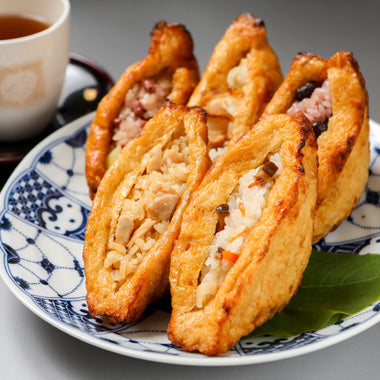 【北陸マルシェ厳選】加賀守岡屋 焼きいなり バラエティ10個セット(甘くない大人のいなり寿司)