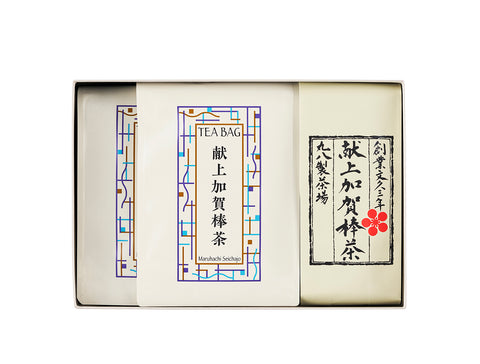 【北陸マルシェ厳選】献上加賀棒茶 詰合せ(袋入60g/2袋 と ティーバッグ 3g×12ヶ/3袋) | 昭和天皇に献上された格別の香り
