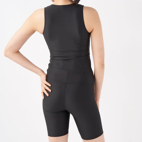 プールやフィットネスに最適！ FILA レディース セパレーツ水着（着脱かんたん/めくれ防止）