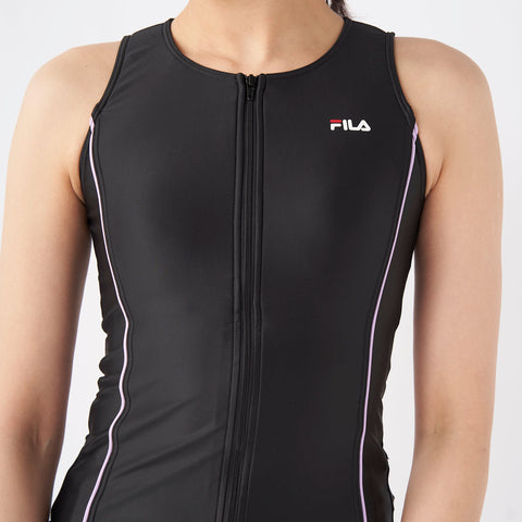 プールやフィットネスに最適！ FILA レディース セパレーツ水着（着脱かんたん/めくれ防止）