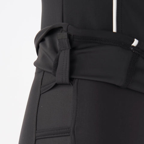 プールやジムに最適！ FILA 長袖セパレーツ水着（日焼け対策/体型カバー）ブラックｘホワイト