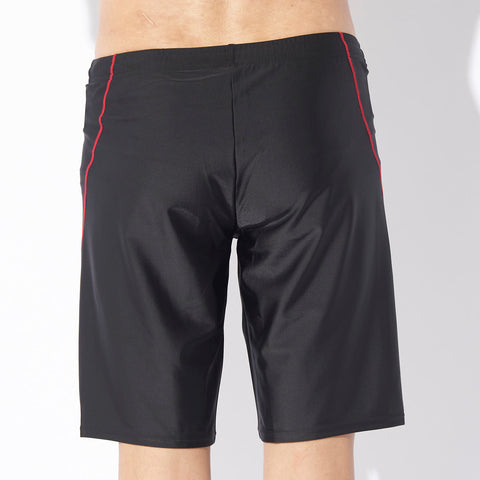 着脱らくらくフロントジップ！ メンズ フィットネス水着（ルーズスパッツ/耐塩素）【Reebok】