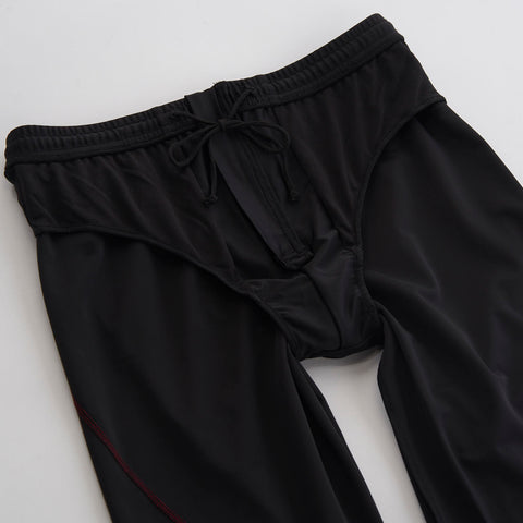 着脱らくらくフロントジップ！ メンズ フィットネス水着（ルーズスパッツ/耐塩素）【Reebok】