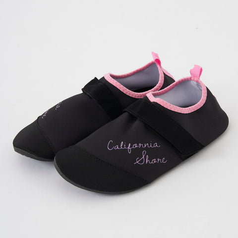 CALIFORNIA SHORE品番424848【CALIFORNIA SHORE】プールウォーキングに最適！ストラップ付き レディース アクアシューズ（水陸両用/脱げにくい）