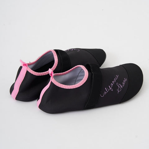 CALIFORNIA SHORE品番424848【CALIFORNIA SHORE】プールウォーキングに最適！ストラップ付き レディース アクアシューズ（水陸両用/脱げにくい）