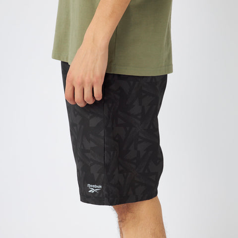 【Reebok】インナー付＆耐塩素 メンズ サーフトランクス（総柄プリント/水陸両用）425704