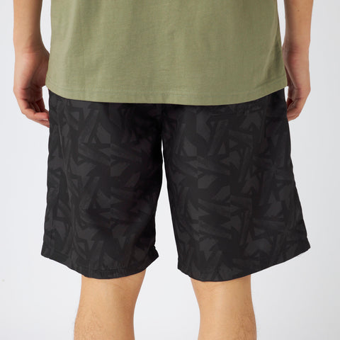 【Reebok】インナー付＆耐塩素 メンズ サーフトランクス（総柄プリント/水陸両用）425704