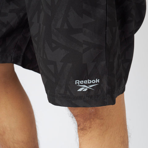 【Reebok】インナー付＆耐塩素 メンズ サーフトランクス（総柄プリント/水陸両用）425704