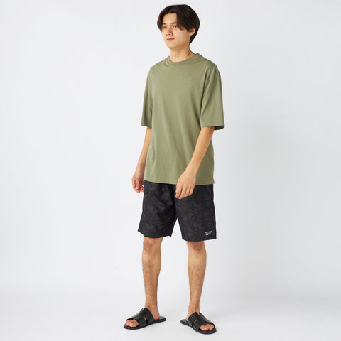 【Reebok】インナー付＆耐塩素 メンズ サーフトランクス（総柄プリント/水陸両用）425704