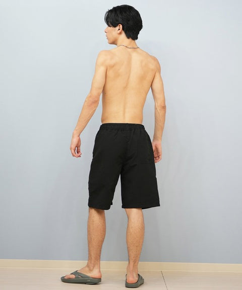 【Reebok】メッシュパネル＆ビッグロゴ メンズ ボードショーツ（水陸両用/アウトドア・キャンプOK）425705