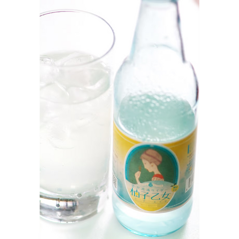 【北陸マルシェ厳選】金沢湯涌サイダー「柚子乙女」340ml | 竹久夢二デザイン