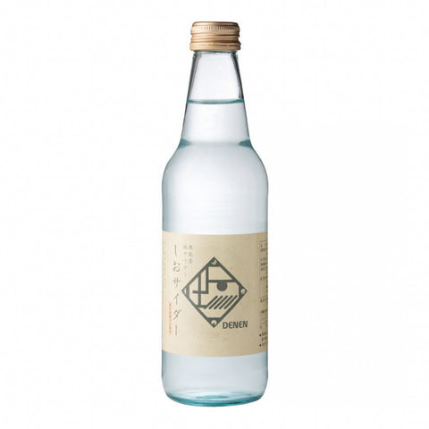 【北陸マルシェ厳選】奥能登地サイダー「しおサイダー」340ml | 伝統の揚げ浜塩DENEN使用